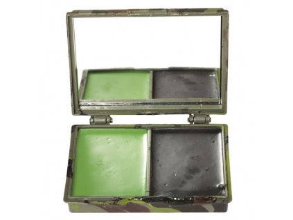 Barvy maskovací KRABIČKA 2 barvy se zrcátkem