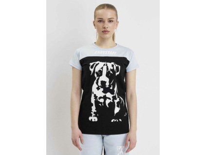 Dámské triko Babystaff Novairs black/blue (Velikost S)