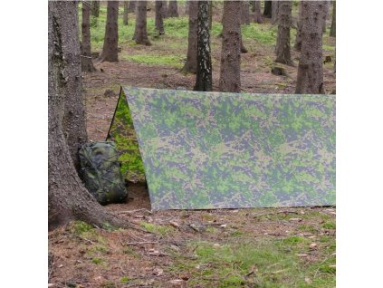 Plachta TASLAN 2x2,8 finské maskování M05 II jakost