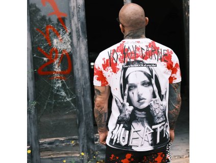 Pánské triko Yakuza Carne Regular 26008 white (Velikost M)