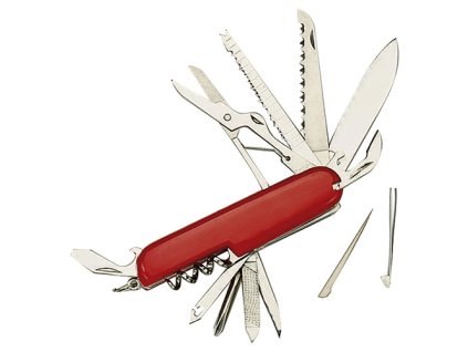 Nůž zavírací RED SWISS ARMY 14 funkcí