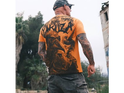 Pánské triko Yakuza Pest Regular 26019 orange (Velikost M)