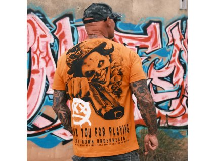 Pánské triko Yakuza Deep Down V02 Regular 26046 orange (Velikost M)