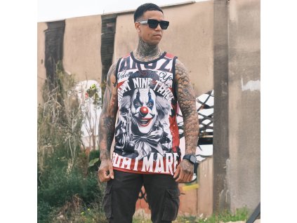 Pánské tílko Yakuza Welcome Mesh 26049 multicolored (Velikost M)