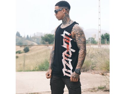 Pánské tílko Yakuza Bloodbrand V02 Slim 26026 black (Velikost S)