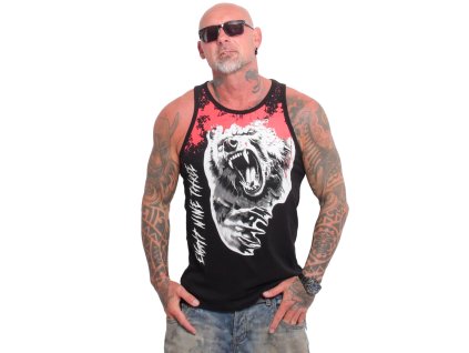 Pánské tílko Yakuza Creepy Slim 26022 black (Velikost S)