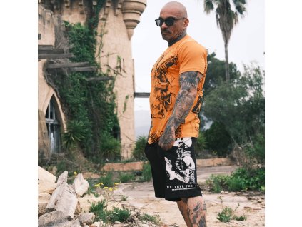 Yakuza pánské kraťasy Pray 26045 black (Velikost S)