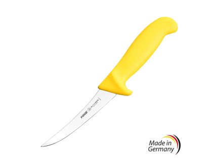 Řeznický vykosťovací nůž 130 mm German Pirge BUTCHERS, žlutý
