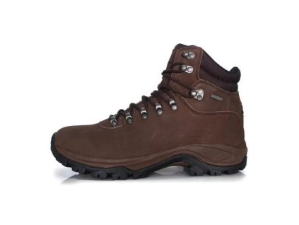 Boty OUTDOOR CNL kožené HNĚDÉ (velikost 39)