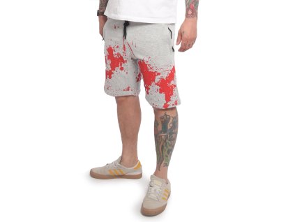 Yakuza pánské kraťasy Creepy Sweat 26044 light grey melange (Velikost S)