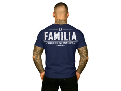 Pánské triko LEGAL LIFE La Familia french navy