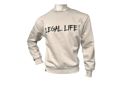 Pánská mikina Legal Life Brush Sand (Velikost S)