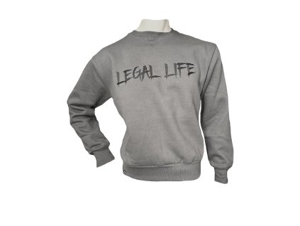 Pánská mikina Legal Life Brush Anthrazit (Velikost S)