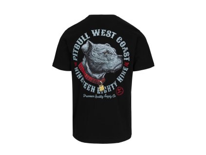 PitBull West Coast - pánské triko STRENGHT RESPECT černé (Velikost M)