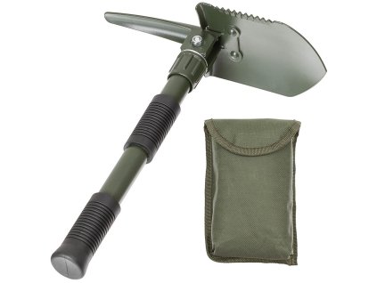 Lopatka polní mini s kopáčkem 3v1 ZELENÁ