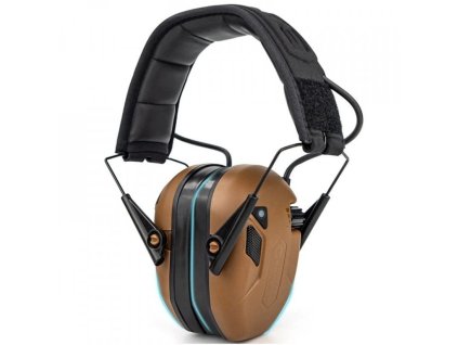 Sluchátka elektronická M300T s BlueTooth COYOTE BROWN