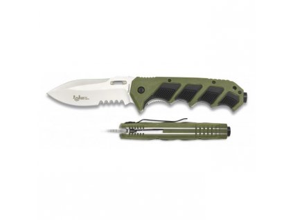 Nůž zavírací FOS HAMMER s hladkým ostřím ZELENÝ