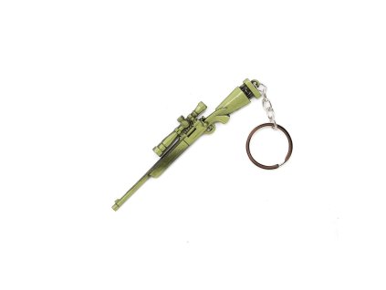 Přívěšek na klíče puška Remington M24 MOSAZNÝ