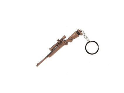 Přívěšek na klíče puška Remington M24 MĚDĚNÝ