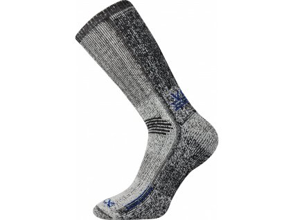 Ponožky ORBIT merino vlna, COOLMAX® ŠEDO/MODRÉ (velikost 35-38)