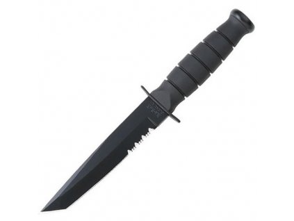 Nůž FIGHTING/UTILITY TANTO ozubené ostří ČERNÝ + Voucher na další nákup