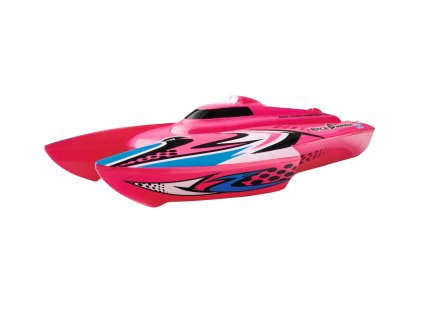 RC katamarán Race Shark FD 2,4 GHz RTR růžová