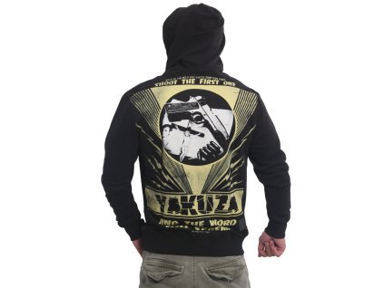 Pánská mikina s kapucí Yakuza Spread 90053 black (Velikost S)