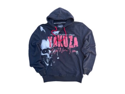 Pánská mikina s kapucí Yakuza prototyp s vadou 22030 black