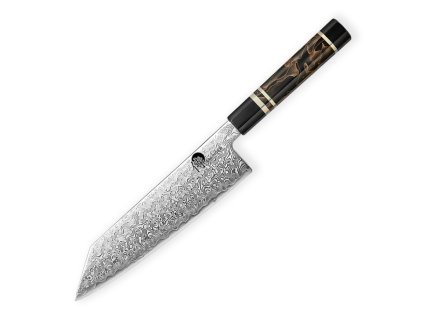 48205 kuchynsky nuz chefbunka 210 mm 49 layers zdp189 s krasnou rukojeti