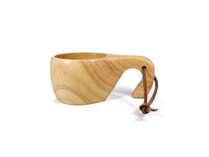 Hrnek KUKSA 200 ml s uchem DŘEVĚNÝ
