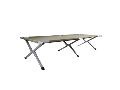 Lehátko typ US skládací s ocelovým rámem 190x65cm ZELENÉ