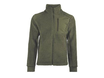 Mikina BEARFORCE COLD WEATHER fleece ZELENÁ (velikost 3XL)