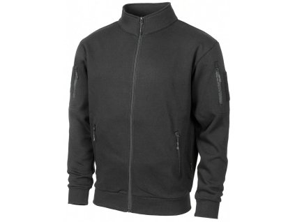 Mikina za zip TACTICAL ČERNÁ (velikost 4XL)