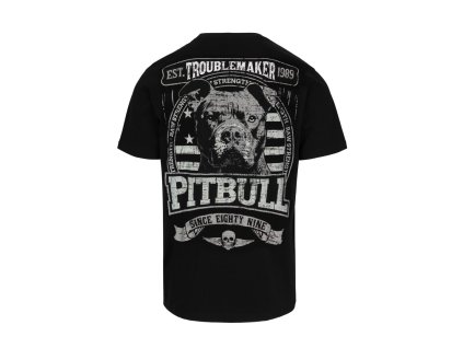 PitBull West Coast - pánské triko TROUBLEMAKER černé (Velikost M)