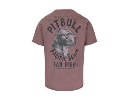 PitBull West Coast - pánské triko PACIFIC burgundy (Velikost M)