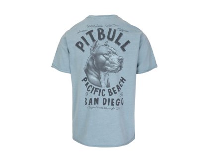 PitBull West Coast - pánské triko PACIFIC modré (Velikost M)