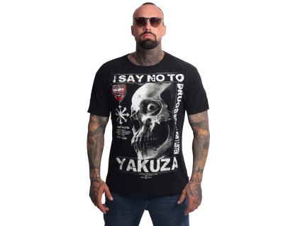 Pánské triko Yakuza Say No Regular 26015 black (Velikost L)