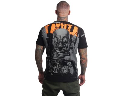 Pánské triko Yakuza System Allover Regular 26002 black (Velikost L)