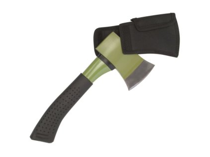 Sekera SURVIVAL celokov s nylon.pouzdrem ZELENÁ