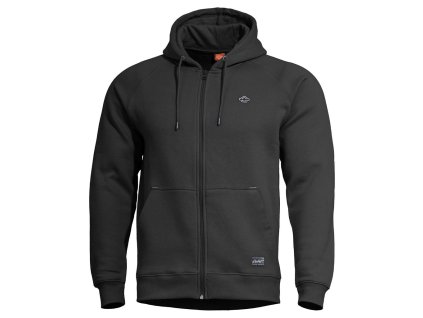 Mikina PHAETON se zipem a kapucí ČERNÁ (velikost 3XL)