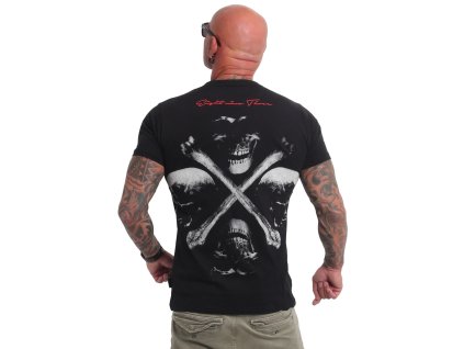 Pánské triko Yakuza Cruel V02 TSB 22083 black (Velikost 4XL)