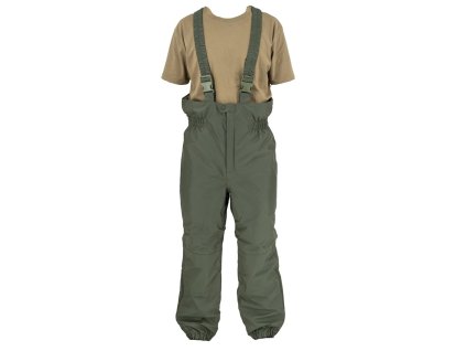 Kalhoty s laclem zateplené francouzské ZELENÉ (velikost 100C)