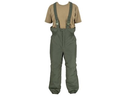 Kalhoty s laclem zateplené francouzské ZELENÉ (velikost 100C)