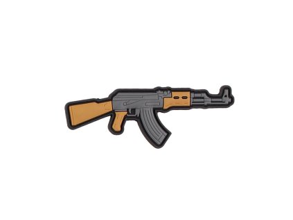 Nášivka 3D plastová velcro AK47