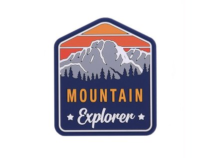 Nášivka MOUNTAIN EXPLORER velcro BAREVNÁ