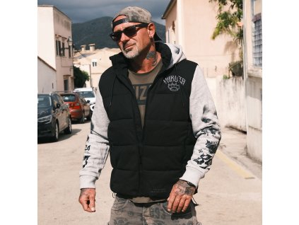 Pánská bunda Yakuza 893 Hybrid Puffer 26051 black (Velikost M)