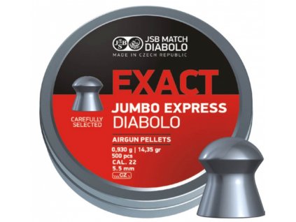 Diabolo JSB Exact Jumbo Express 5,52mm 500ks