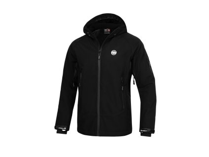 PitBull West Coast - pánská zimní softshellová bunda ROCKFISH černá (Velikost M)