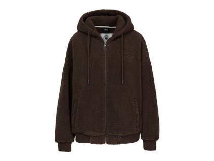 62038 6 pitbull west coast damska kpz mikina daisy tmave hneda xs s