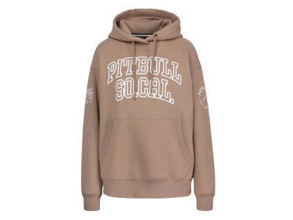 PitBull West Coast - dámská KP mikina FIORA hnědá (Velikost XS)